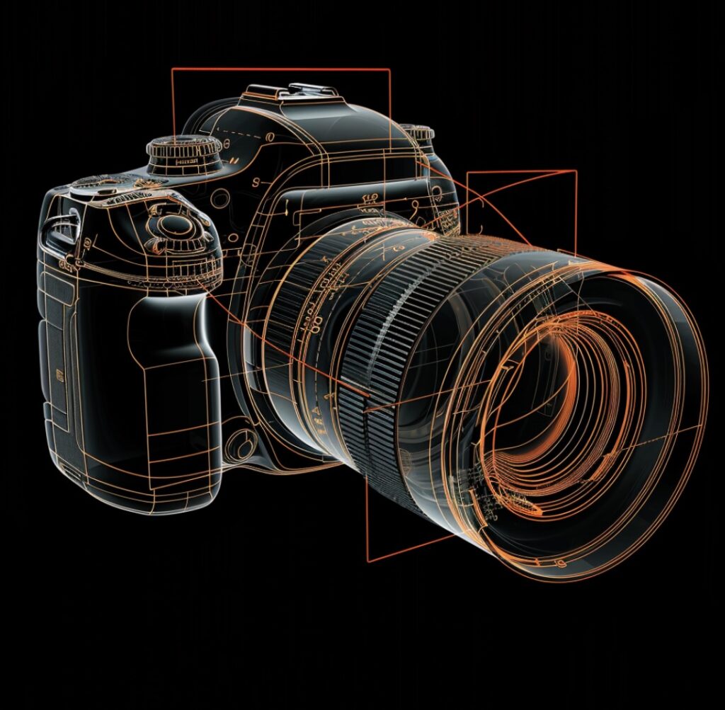 DLSR camera diagram